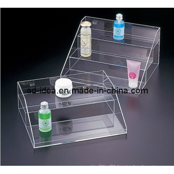 Acrylic Pop Display, Retail /Merchandising Cosmetic Counter Display with Printing